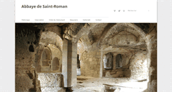 Desktop Screenshot of abbaye-saint-roman.com